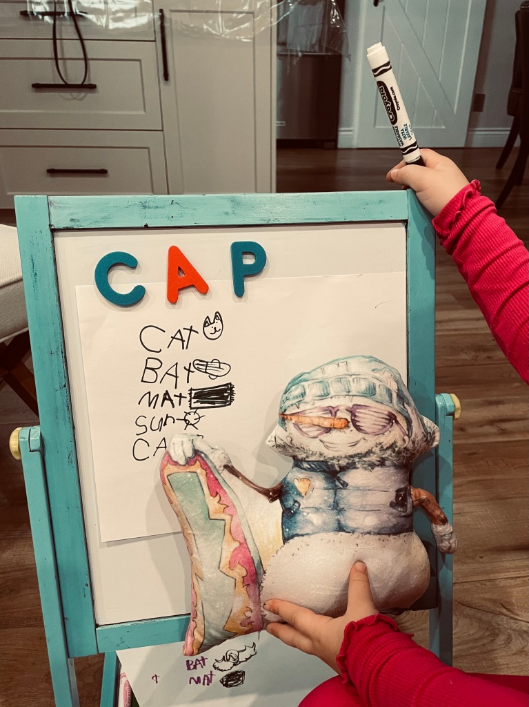 Playing school with Ice Cap